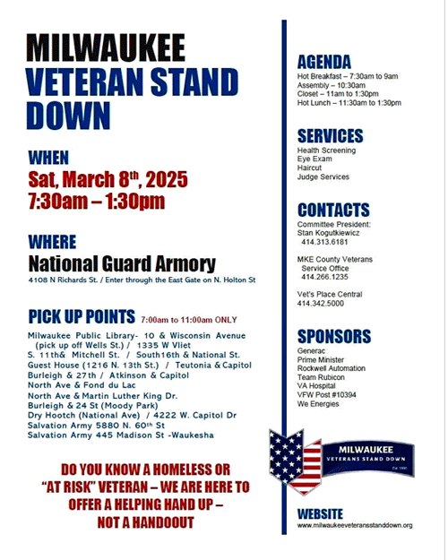 Vets Board Events Page